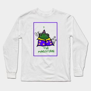 Number I The Magician toad frog thingy tarot inspired Long Sleeve T-Shirt